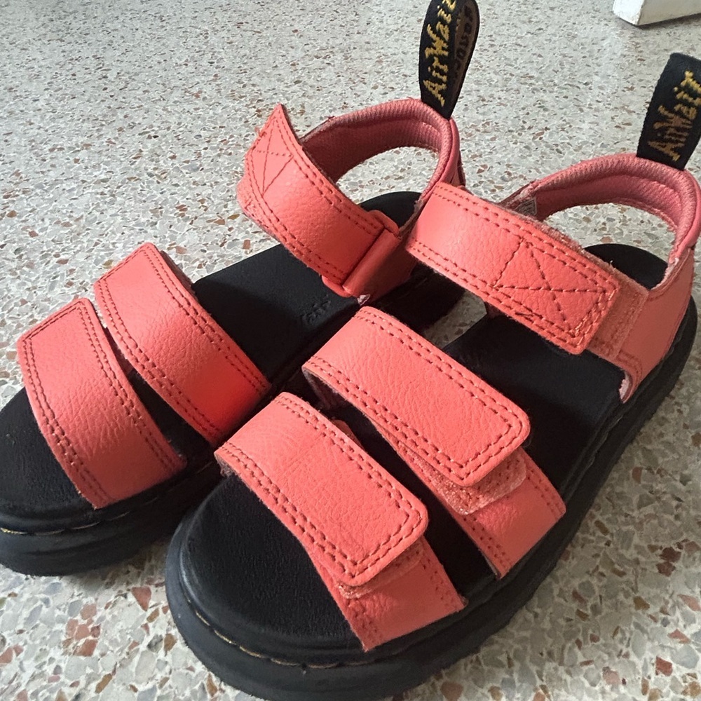 Dr Martens Leather Strappy Sandals Size 1